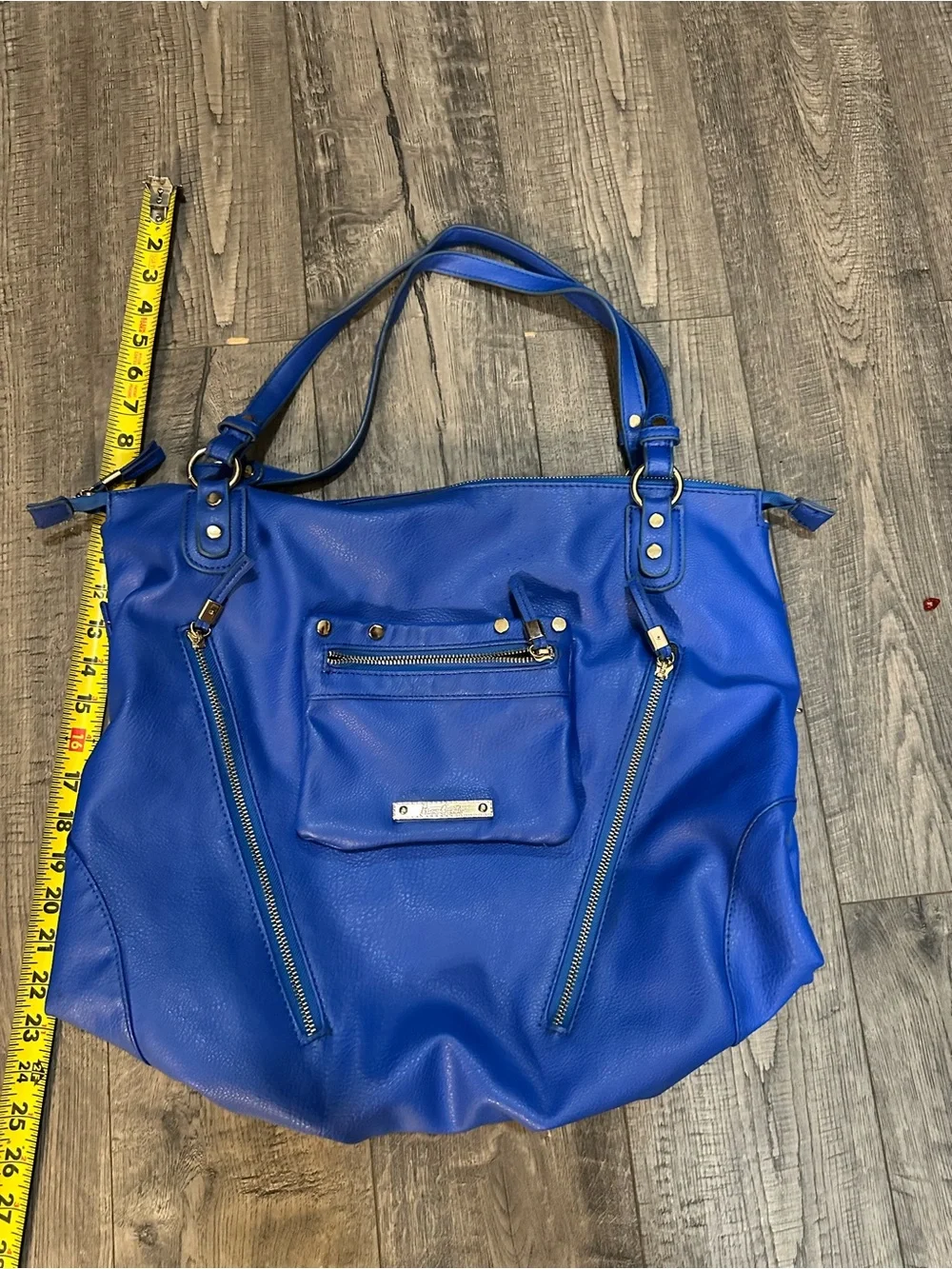 Blue Women’s Tote Handbag - Designer-Inspired Shoulder Bag